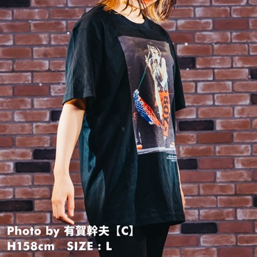 Ikebe Original 忌野清志郎 フォトプリントTシャツ Photo by 有賀幹夫 C - M【受注受付は終了致しました】 画像5