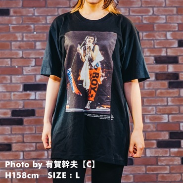 Ikebe Original 忌野清志郎 フォトプリントTシャツ Photo by 有賀幹夫 C - XL【受注受付は終了致しました】 画像1