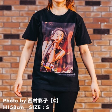 Ikebe Original 忌野清志郎 フォトプリントTシャツ Photo by 西村彩子 C - L【受注受付は終了致しました】 画像1