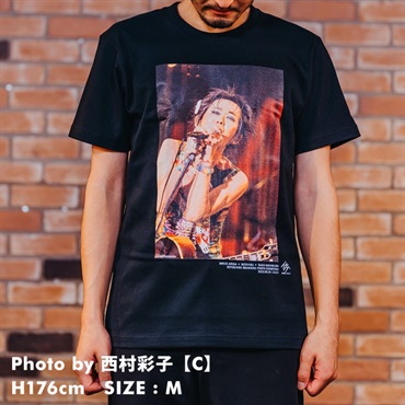 Ikebe Original 忌野清志郎 フォトプリントTシャツ Photo by 西村彩子 C - XL【受注受付は終了致しました】 画像3