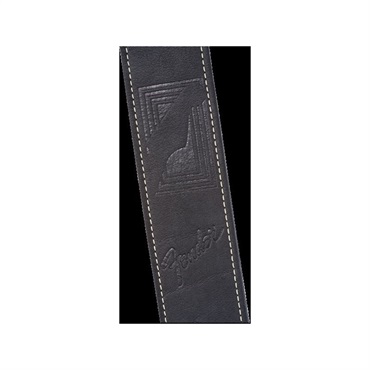 Fender USA 【夏先取り大特価セール】Monogrammed Leather Strap， Black， 2[#0990681006] 画像1