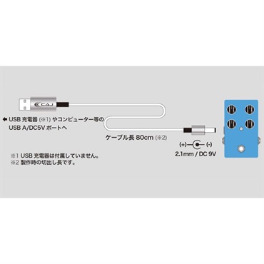 CAJ Power Cable USB/DC9 II 画像1