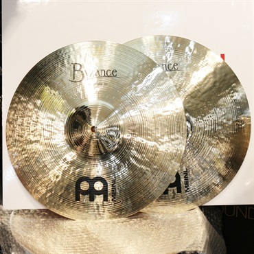 MEINL Byzance Brilliant Medium Hihats 14 [B14MH-B/1192g/1420g] [2023 MEINL FACTORY TOUR 選定品] 画像1