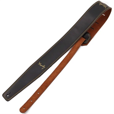 Moody Leather-Suede 2.5inch Standard Tail [Black-Tobacco] 画像1
