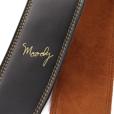 Moody Leather-Suede 2.5inch Standard Tail [Black-Tobacco] 画像4