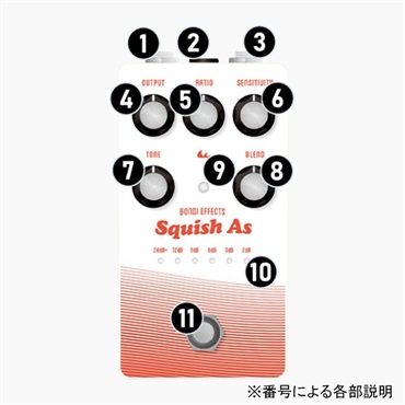 BONDI EFFECTS Squish As Compressor（ボンダイエフェクト）コンプレッサー 画像3