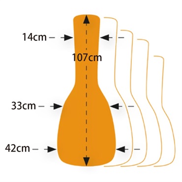 ORTEGA OSOCADN-BX Dreadnought Guitar Soft Case (ボルドーレッド) 画像2