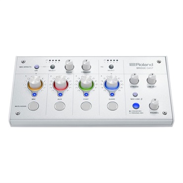 Roland 【夏先取り大特価セール】BRIDGE CAST White(デュアルバス対応・配信・ゲーミングミキサー)(ローランド)(ブリッジキャスト) 画像1