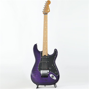 Charvel Marco Sfogli Signature Pro-Mod So-Cal Style 1 HSS FR CM QM (Transparent Purple Burst/Caramelized Maple) 画像1