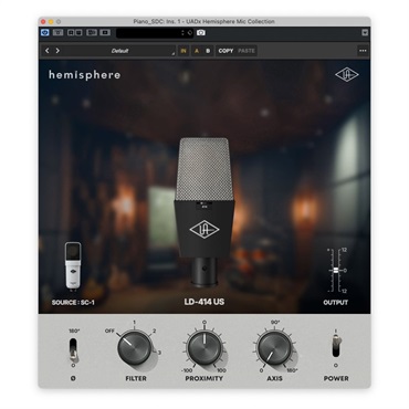 Universal Audio 【特価プロモ(5/31まで)】SC-1(Hemisphere マイク・モデリング対応コンデンサーマイク)(国内正規品)(ユニバーサルオーディオ) 画像4