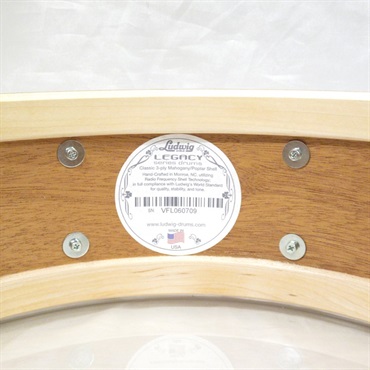 Ludwig LLS554XXJWW8 [Legacy Mahogany 14×5 - Jumbo White Pearl] 画像7