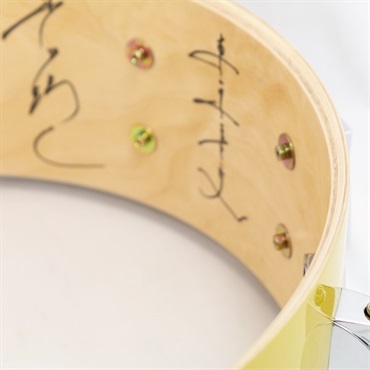 CANOPUS SGTR-1455 TH1 刄田綴色 シグネチャースネアドラム [14x5.5]【一台限り！シェル内面に刄田綴色氏直筆のサイン入り！】 画像8