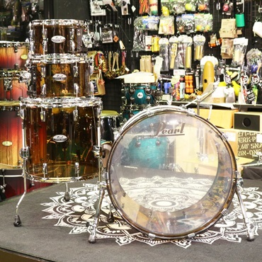 Pearl CRB524P/C #755 [CRYSTAL BEAT 4pc Drum Shell Pack / Frost Acrylic] - Liquid Smoke 【Crystal Beat発売50周年/国内限定2セット】 画像3