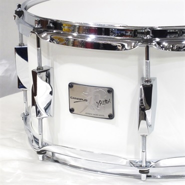 CANOPUS JSB-1465 - Matt White [刃 II YAIBA Birch Snare Drum 14×6.5] 画像1