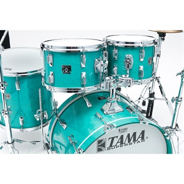 TAMA 【TAMA 50th LIMITED】 SU42RS-AQM [SUPERSTAR REISSUE 4pcs Shell Kit／アクア・マリン] 【限定品／7月以降出荷開始】 画像1