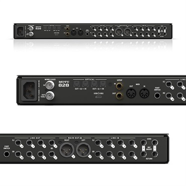 MOTU 828 (USB3対応オーディオインターフェイス)(モツ)(28in 32out USB3オーディオインターフェイス) 画像3