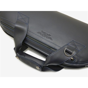 MG Leather Work シングル ショート コルネット用ソフトケース (ダークブルー) 画像3