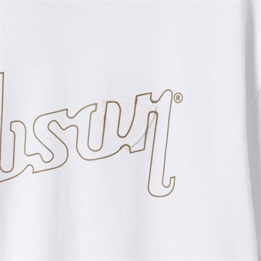 Gibson Farewell Tour x Gibson Gold Logo Tee (White) Small【GA-FWT-WHTTSM】 画像1