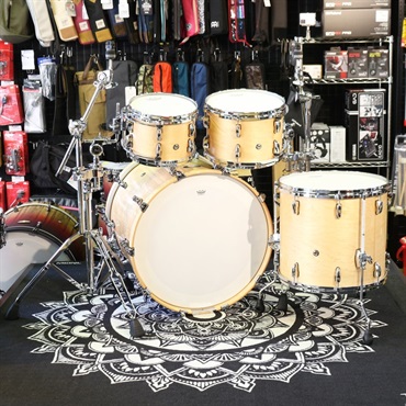Pearl Masters Maple 4pc Drumkit [BD22，FT16，TT12＆10] - #102 Natural Maple 【コンビネーションスタンド付属】 画像6