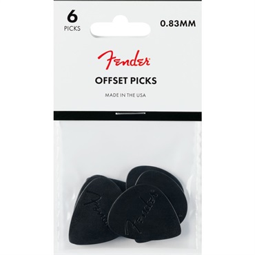 Fender USA 【夏のボーナスセール】 OFFSET PICK BLACK (6pcs) (#1989999103) 画像3