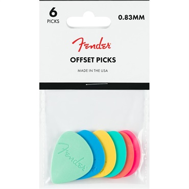 Fender USA 【夏先取り大特価セール】OFFSET PICK MULTI COLOR (6pcs) (#1989999104) 画像2