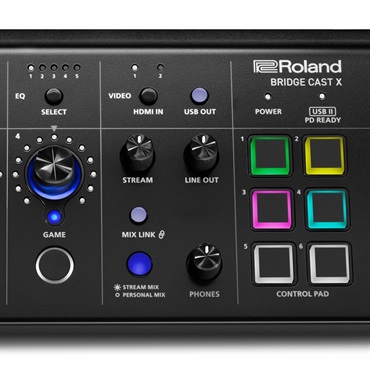 Roland BRIDGE CAST X(ビデオ・キャプチャー機能搭載デュアルバス・ストリーミング・ミキサー)(ローランド)(ブリッジキャスト) 画像3