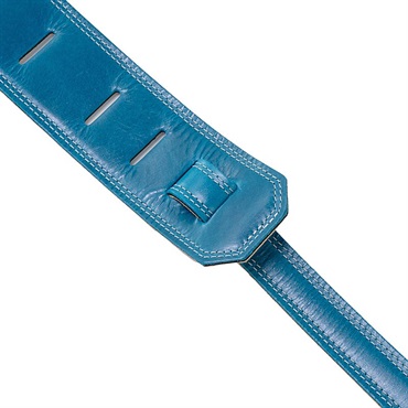 Moody Leather-Leather 2.5inch Standard Tail [Sapphire Blue-Cream] 画像3