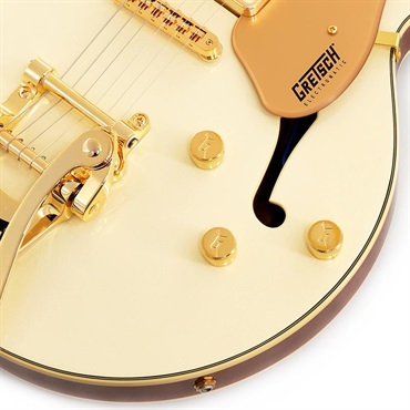 GRETSCH Electromatic Pristine LTD Center Block Double-Cut with Bigsby (White Gold/Laurel) 画像4