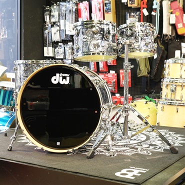 dw Collector's Pure Maple 4pc Drum Kit [BD22，FT16，TT12&10 / Classic Grey Marine FinishPly] 画像1