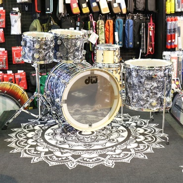 dw Collector's Pure Maple 4pc Drum Kit [BD22，FT16，TT12&10 / Classic Grey Marine FinishPly] 画像2