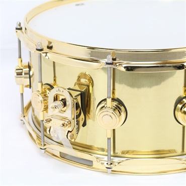 dw DRVN6514SPG [Collector's Series Polished Brass Snare Drum 14×6.5／Gold Hardware] 画像4