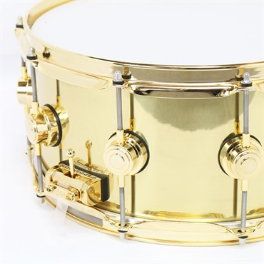 dw DRVN6514SPG [Collector's Series Polished Brass Snare Drum 14×6.5／Gold Hardware] 画像5
