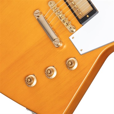 Epiphone Inspired by Gibson Custom Shop 1958 Korina Explorer (Aged Natural/White Pickguard) 【特価】 画像4