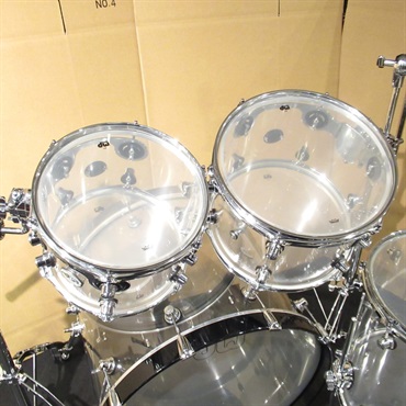 dw Design Series Acrylic 4pc Drum Kit [BD22，FT16，TT12&10] 画像3