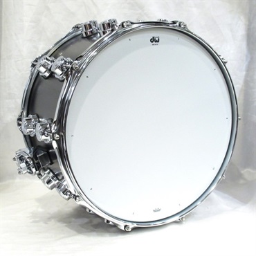 dw DRVD0814SVCBK [Collector's Satin Black Over Brass Snare 14×8] 画像5