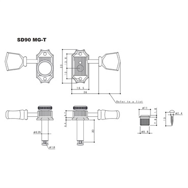 GOTOH SD90-SL/N-L3+R3 MG-T 画像1