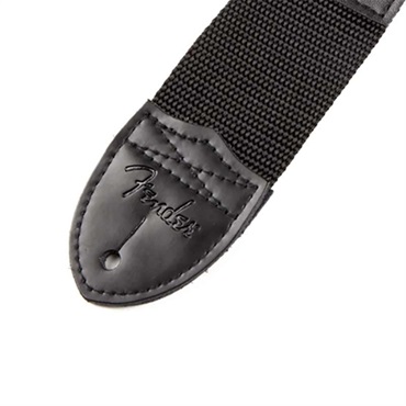 Fender USA Fender Black Polyester Logo Straps (Black/Yellow) [0990662070] 画像1