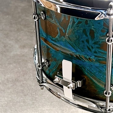 PORK PIE Patina Brass Snare Drum 13×7 [Made in USA] 画像2