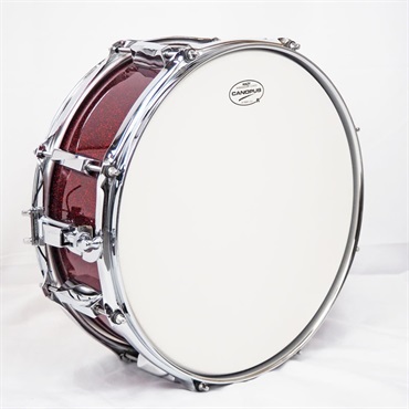 CANOPUS JSM-1455-DRS-LQ／Dark Red Sparkle [刃 II YAIBA Maple Snare Drum 14×5.5] 画像3