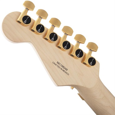 Charvel Pro-Mod DK24 HH FR M Mahogany with Quilt Maple (Dark Amber/Maple) 画像5