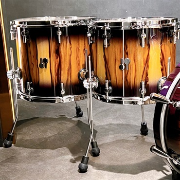 SONOR SQ2 System Beech 5pc Drum Kit - Purple Burst Finish with African Marble [BD20，TT10&12，FT14，FT16]【特注品】 画像3