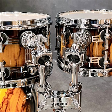 SONOR SQ2 System Beech 5pc Drum Kit - Purple Burst Finish with African Marble [BD20，TT10&12，FT14，FT16]【特注品】 画像5