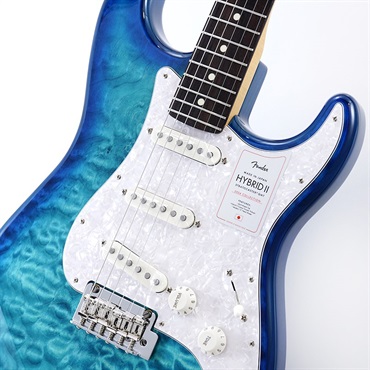Fender Made in Japan 2024 Collection Hybrid II Stratocaster QMT (Aquamarine/Rosewood) 画像3