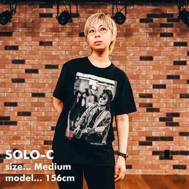 Ikebe Original SOLOﾌｫﾄﾌﾟﾘﾝﾄTｼｬﾂ Photo by 有賀幹夫 C - S  【2次受注受付分】 画像1