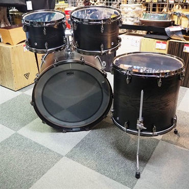 YAMAHA LIVE CUSTOM HYBRID OAK 4pc Drum Set [LHB2218 + LHP6F3 (BD22，FT16，TT12＆10) / UZU チャコールサンバースト] 画像4