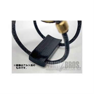 Zac 【お取り寄せ品】アルトサックス用リガチャー Ligature（ザック・リガチャー） ブラス24KGP/エボニー 【ZL3216】 画像3