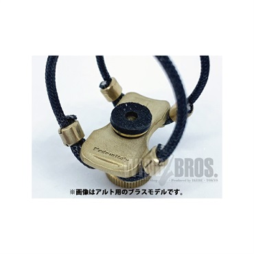 Zac 【お取り寄せ品】アルトサックス用リガチャー Ligature（ザック・リガチャー） ソリッドシルバー/エボニー 【ZL4216】 画像2