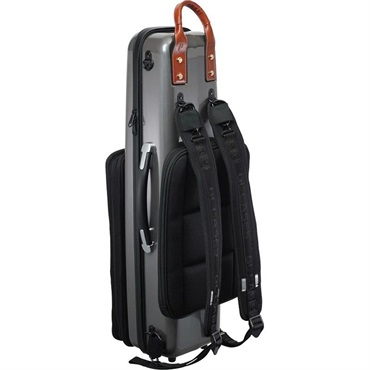 GL CASES 【お取り寄せ品】GLケース ソプラノサックス用 GLK-S (S) グレー・ヘアライン仕上げ 【Brasspire ver.】 画像1