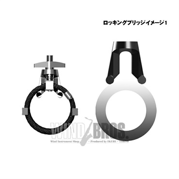 Silverstein 【お取り寄せ品】「QG507A」アルトサックスラバー用リガチャー シルバースタイン第5世代 クアトロ ゴールド A.Sax Small 画像1