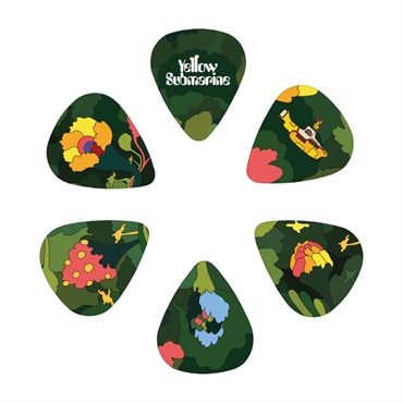 D’Addario 【夏先取り大特価セール】The Beatles Yellow Submarine 55th Anniversary Pick [Pepperland Woods/1CWH4-11B2/Med] 画像1